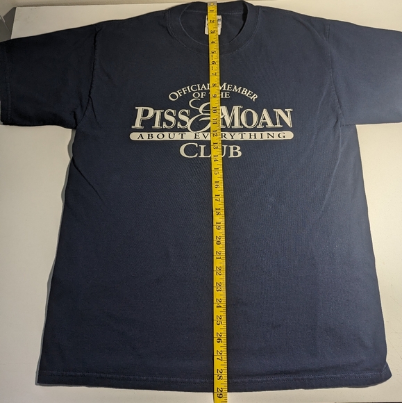 Gildan L Blue Graphic T-shirt - Picture 5 of 5